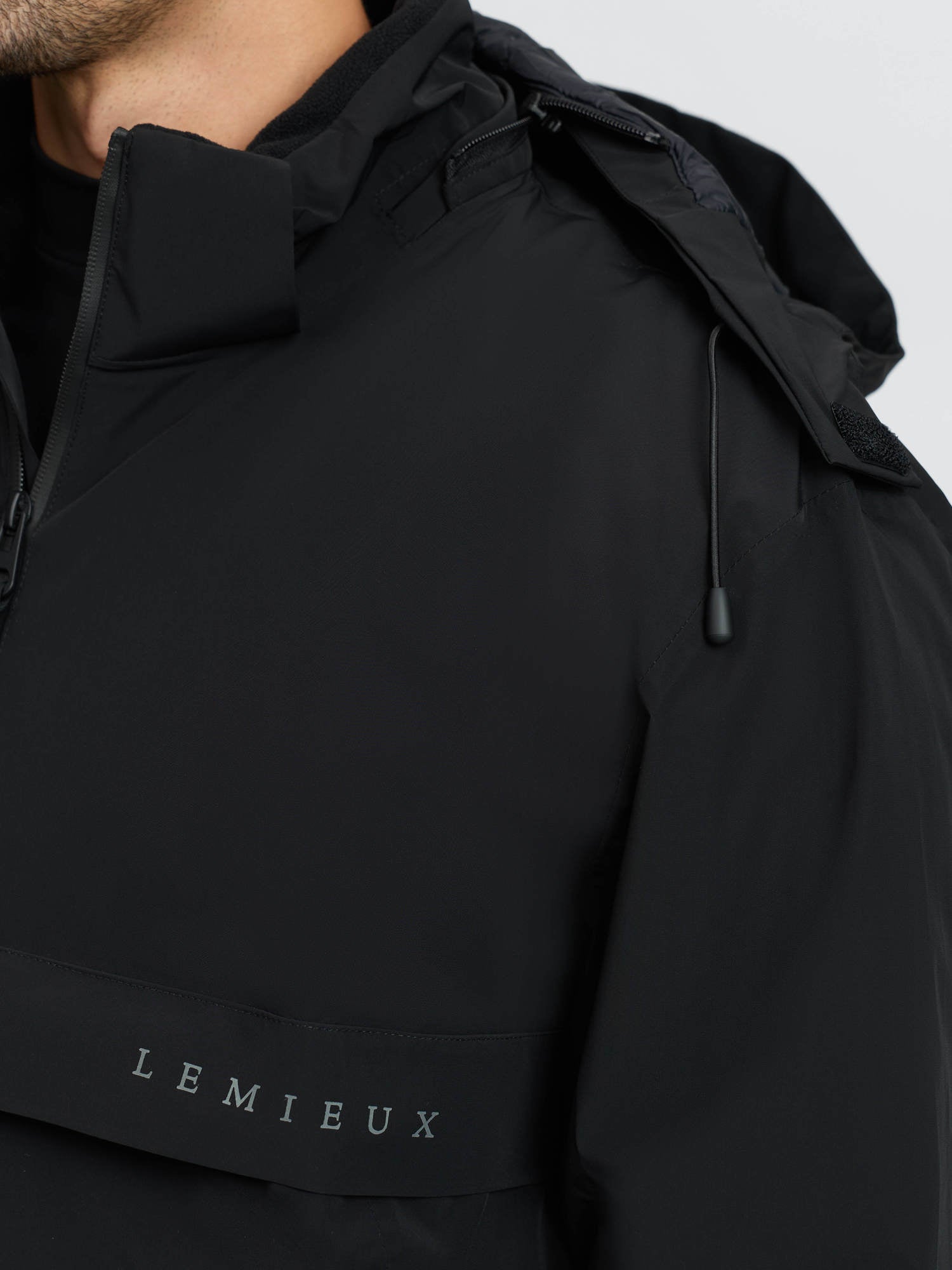 LeMieux Mens Waterproof Anorak Black