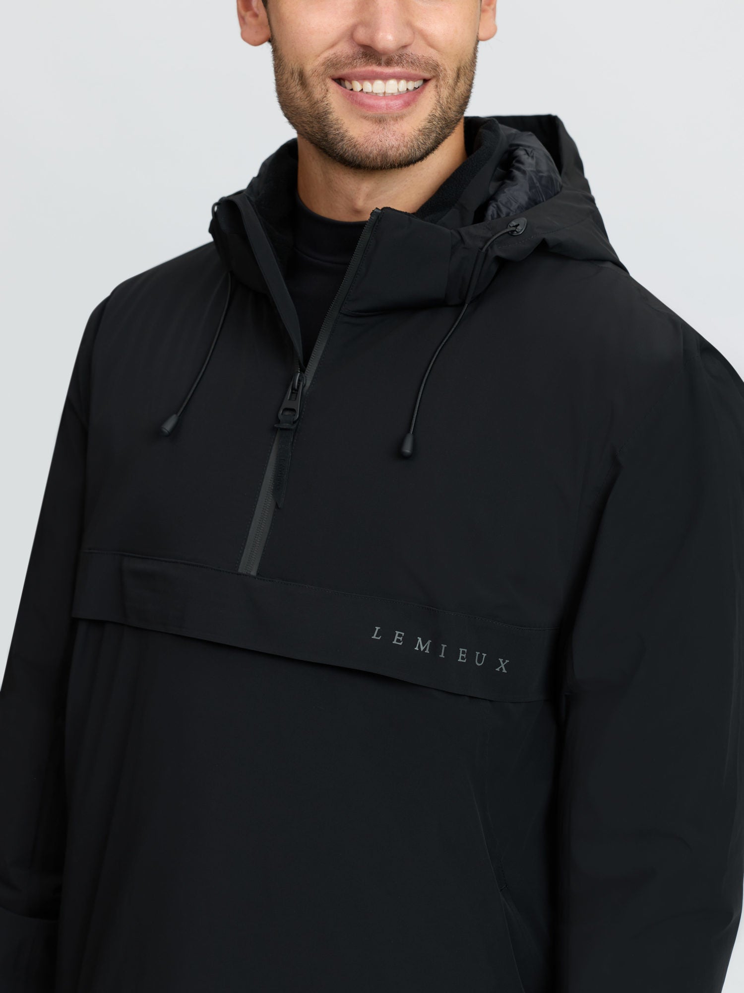 LeMieux Mens Waterproof Anorak Black