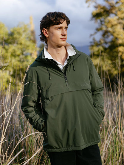 LeMieux Mens Waterproof Anorak Olive