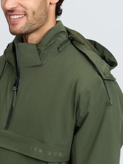LeMieux Mens Waterproof Anorak Olive