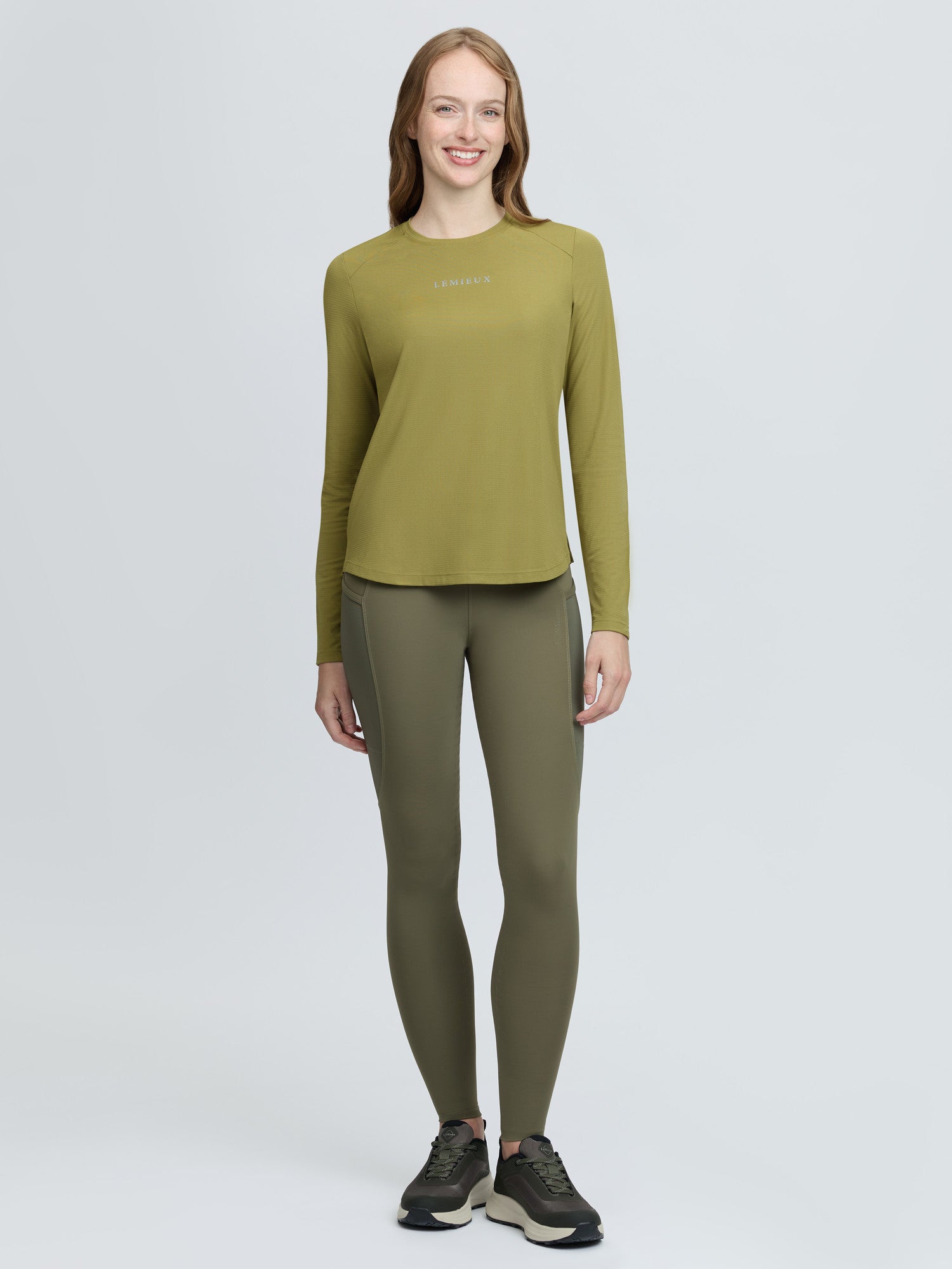 LeMieux Long Sleeve Sports Tee Gooseberry