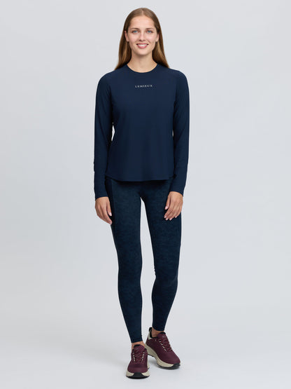 LeMieux Long Sleeve Sports Tee Navy