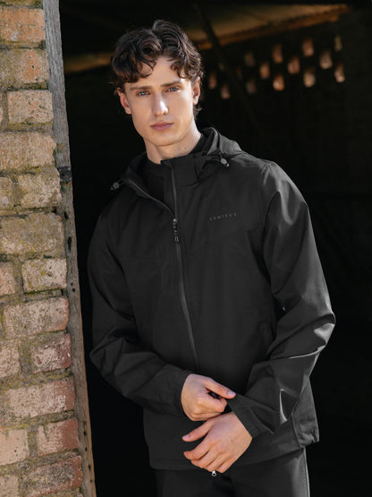LeMieux Mens Waterproof Lightweight Jacket Black