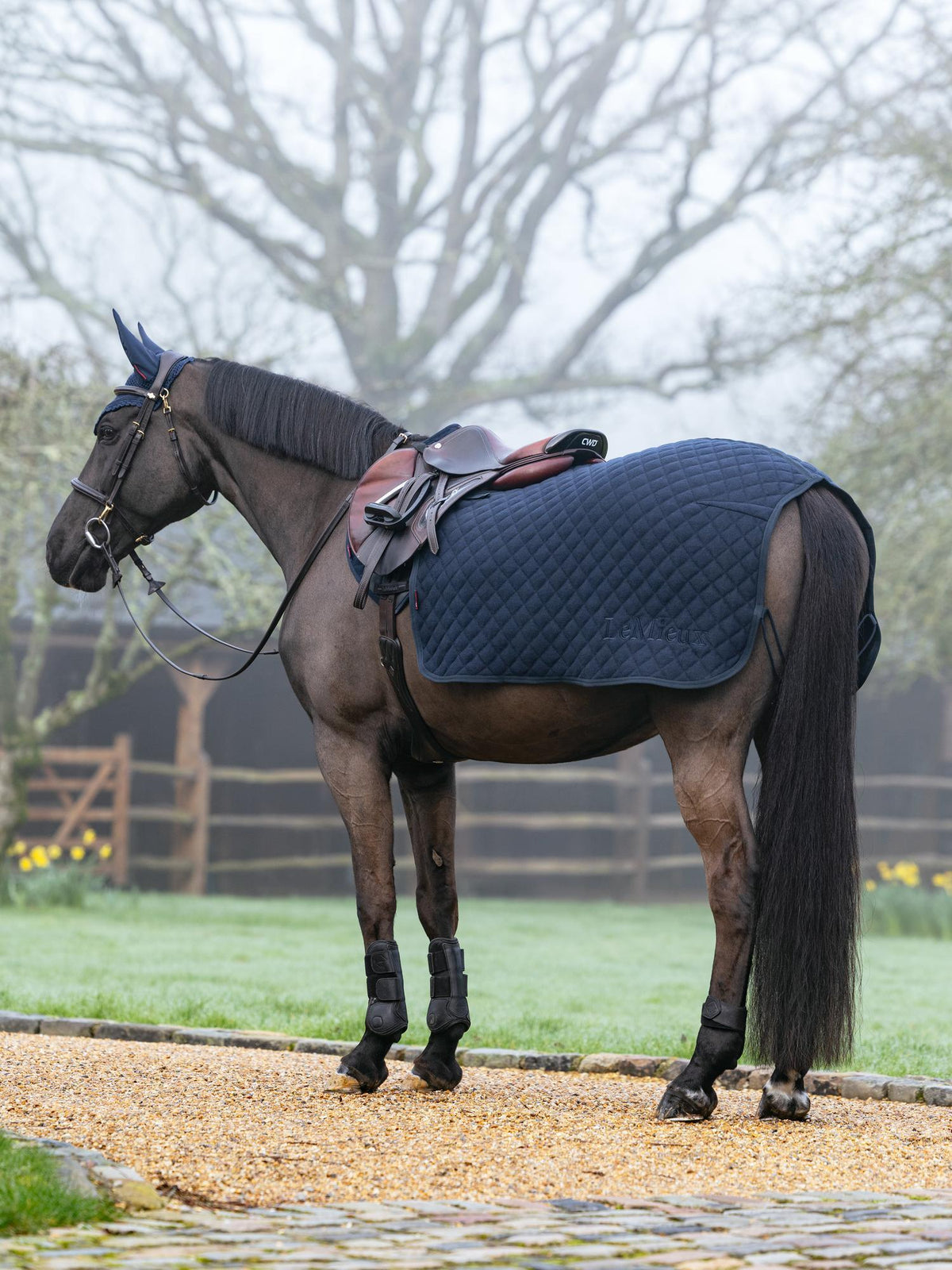LeMieux Arika Clima-Tek Quarter Sheet Navy