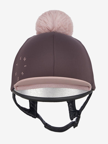 LeMieux Classique Pom Hat Silk Cocoa