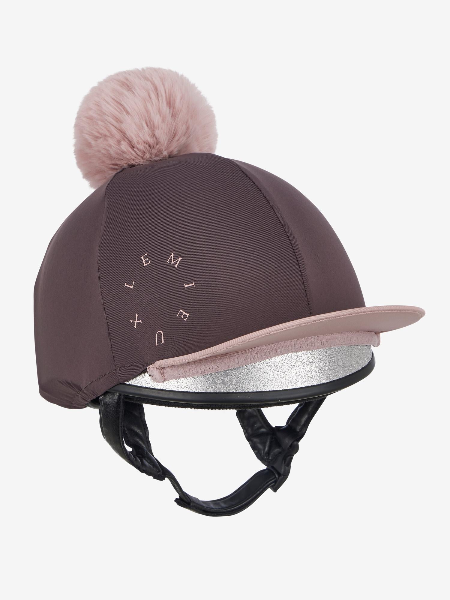 LeMieux Classique Pom Hat Silk Cocoa