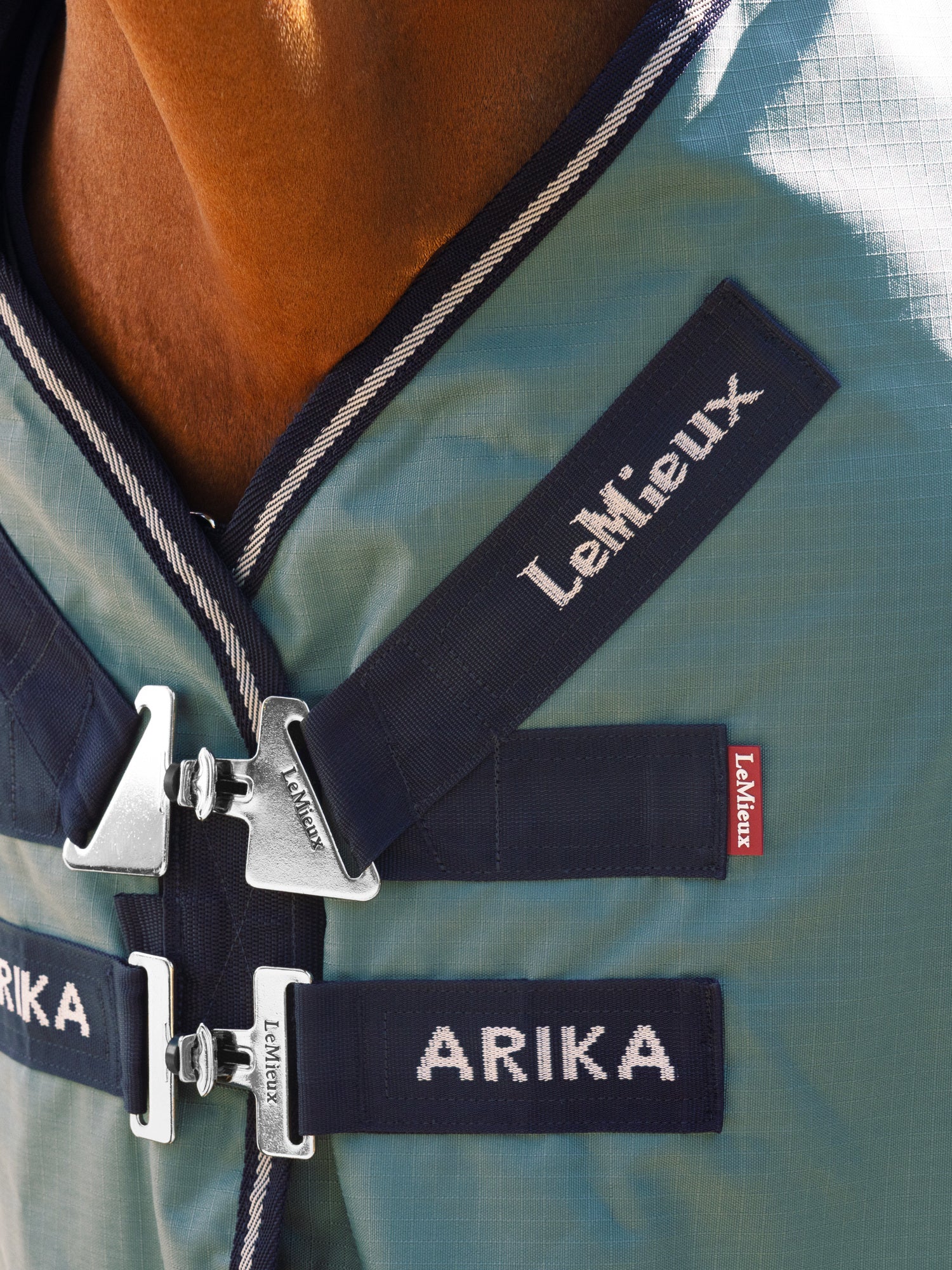 LeMieux Arika Ripstop 0g Turnout Rug Aloe