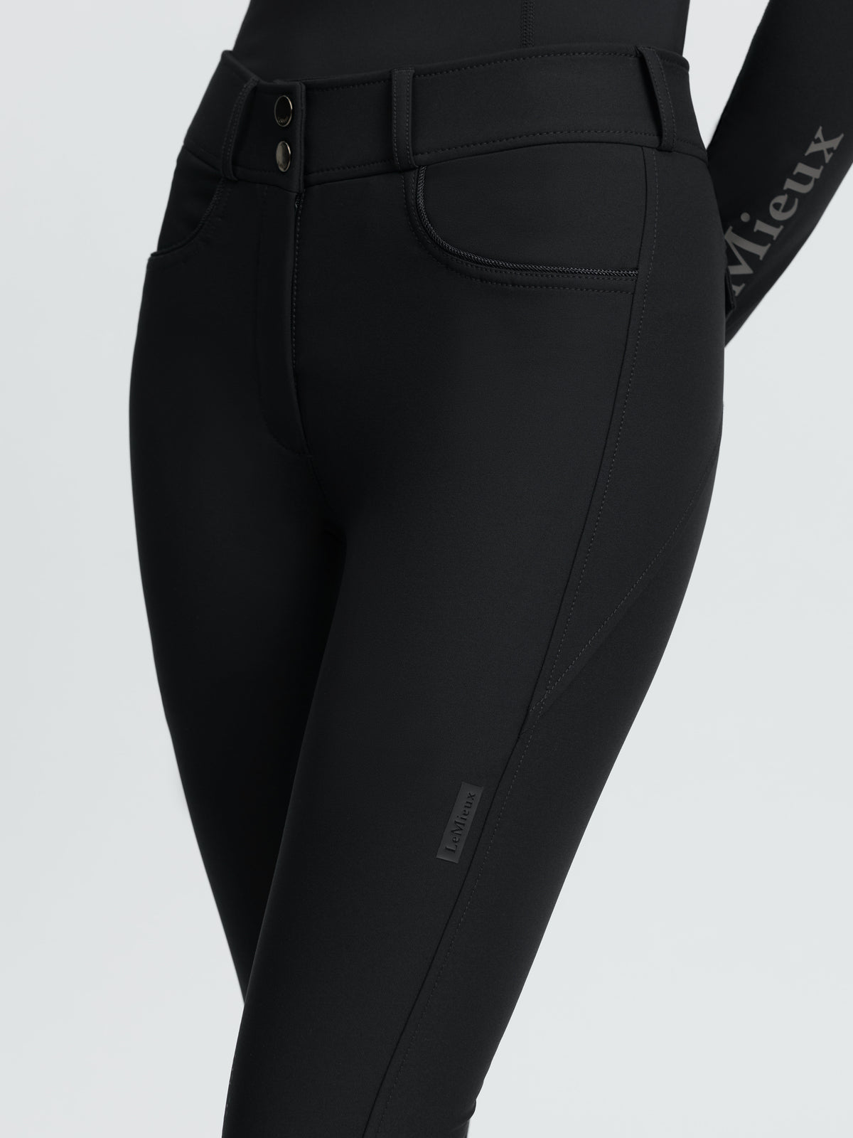 LeMieux Blair Knee Grip Breeches Black