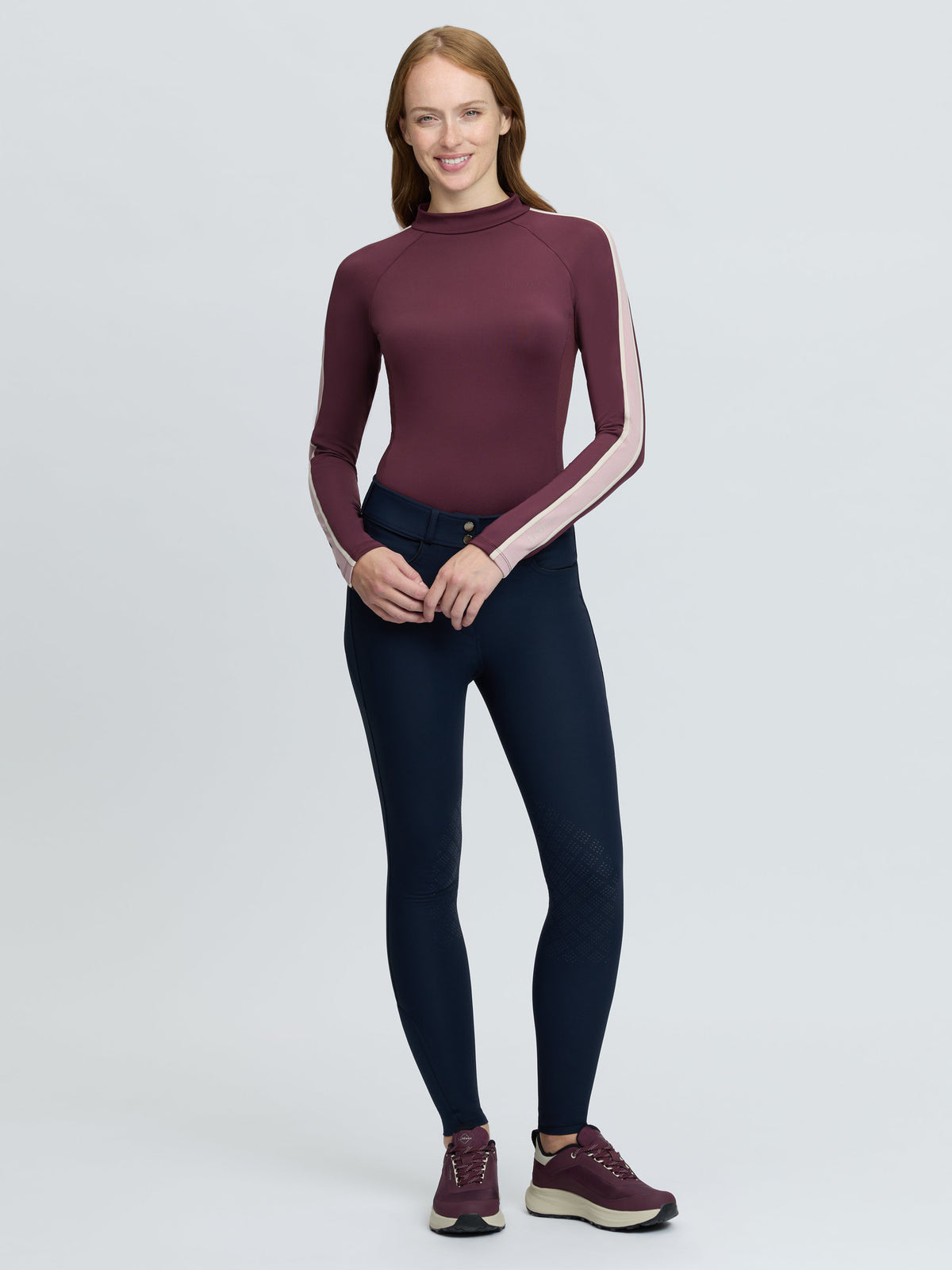 LeMieux Blair Knee Grip Breeches Navy