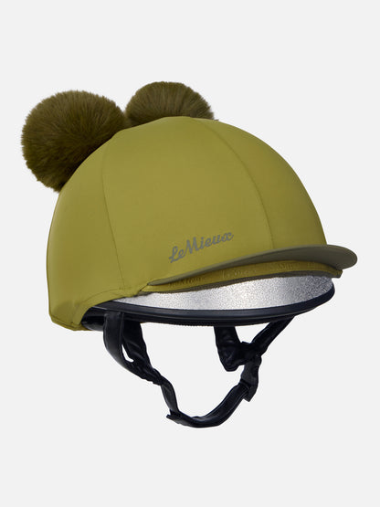 LeMieux Mini Double Pom Hat Silk Gooseberry