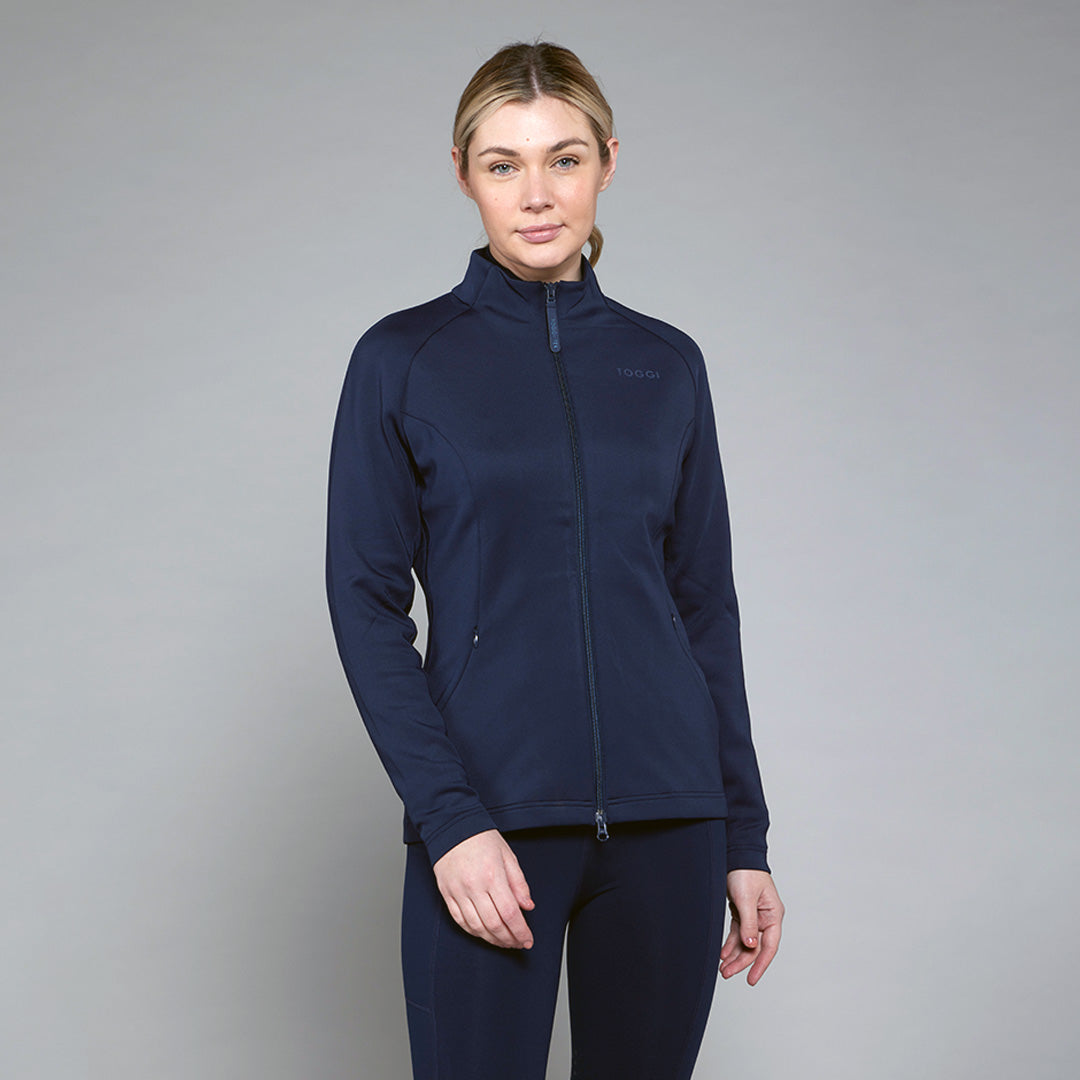 TOGGI Inbetweener Women's Technical Mid Layer Top Navy Blue