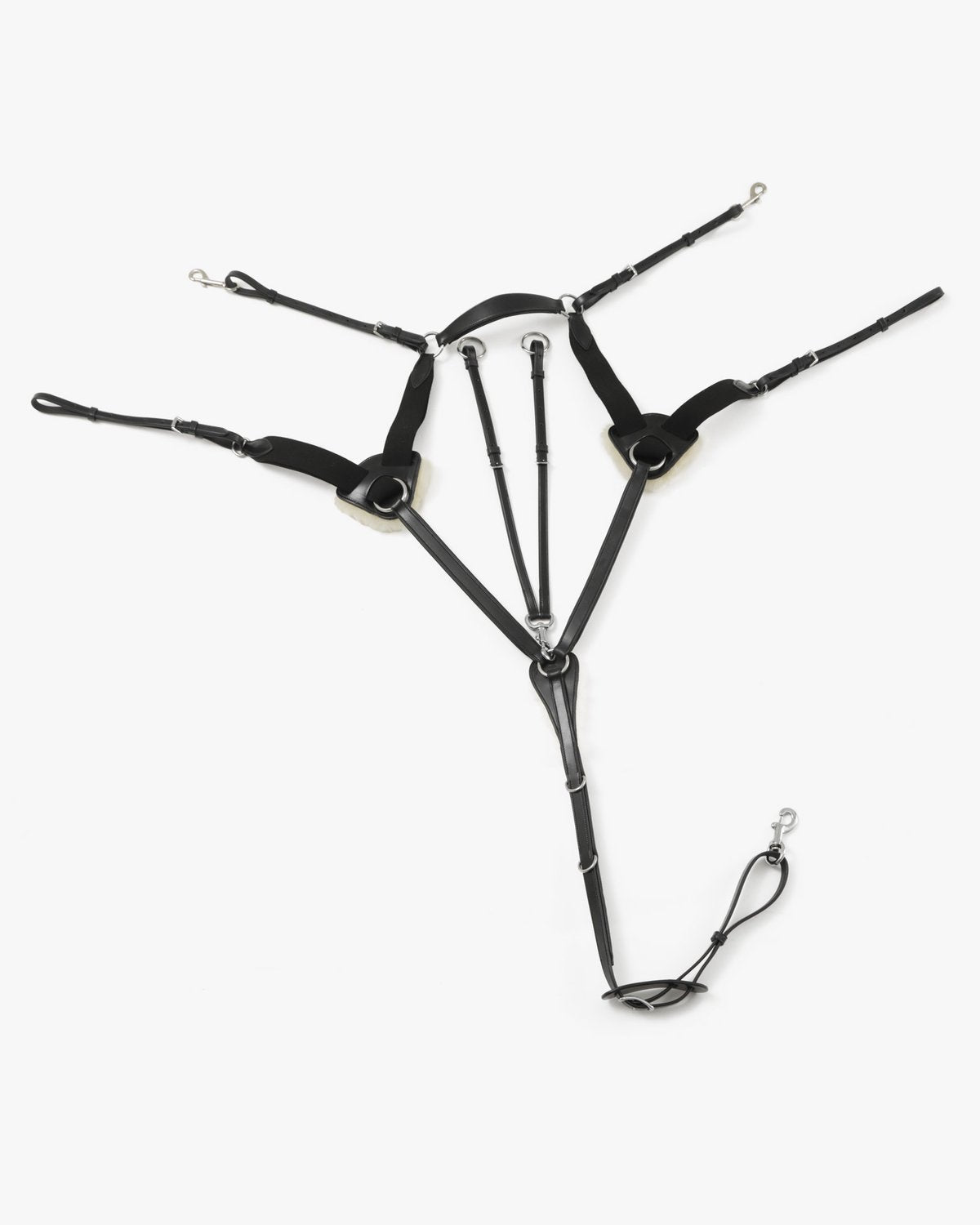 Premier Equine Invorio 5 Point Breastplate Black
