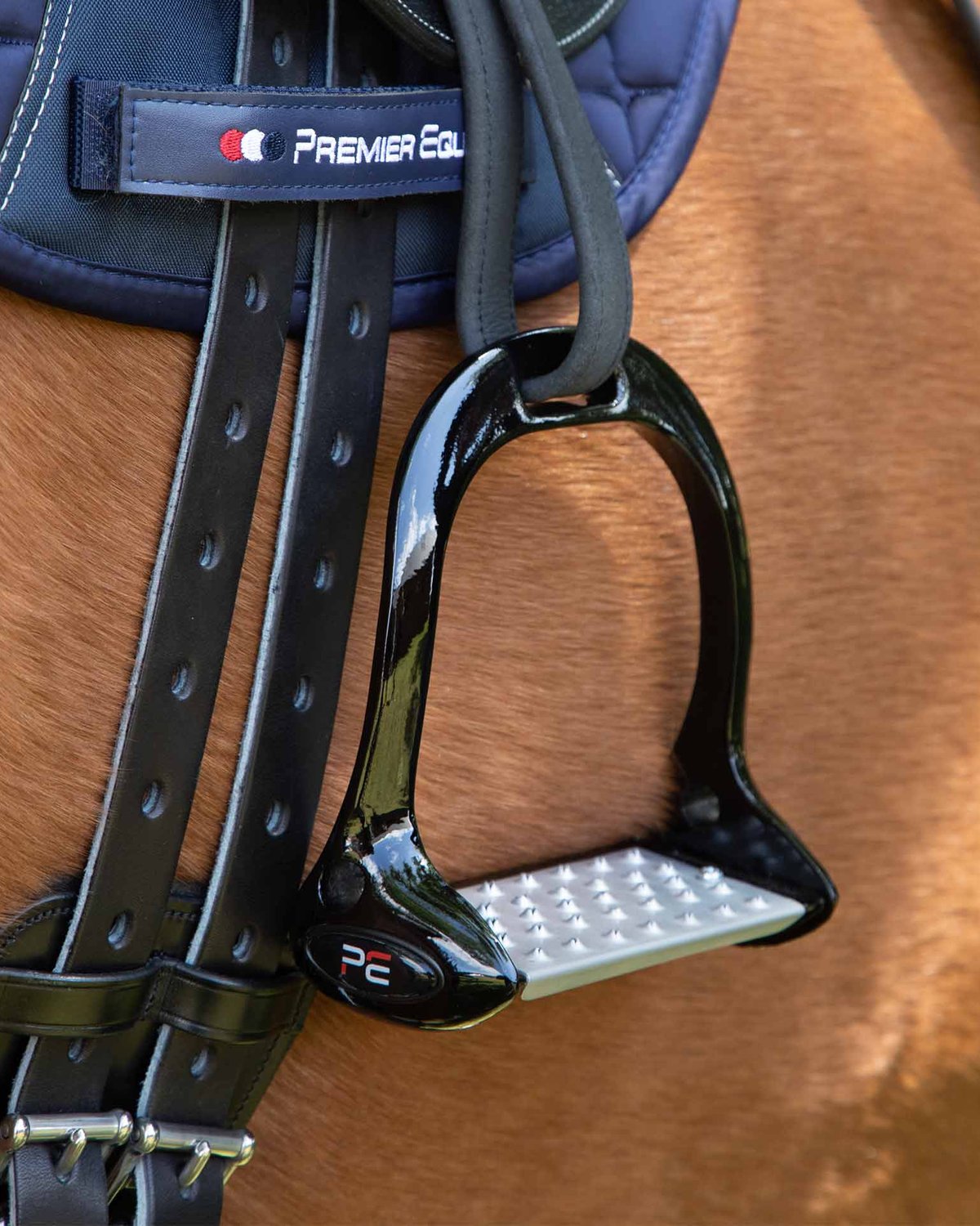 Premier Equine Jopollo Aluminium Performance Stirrups Black