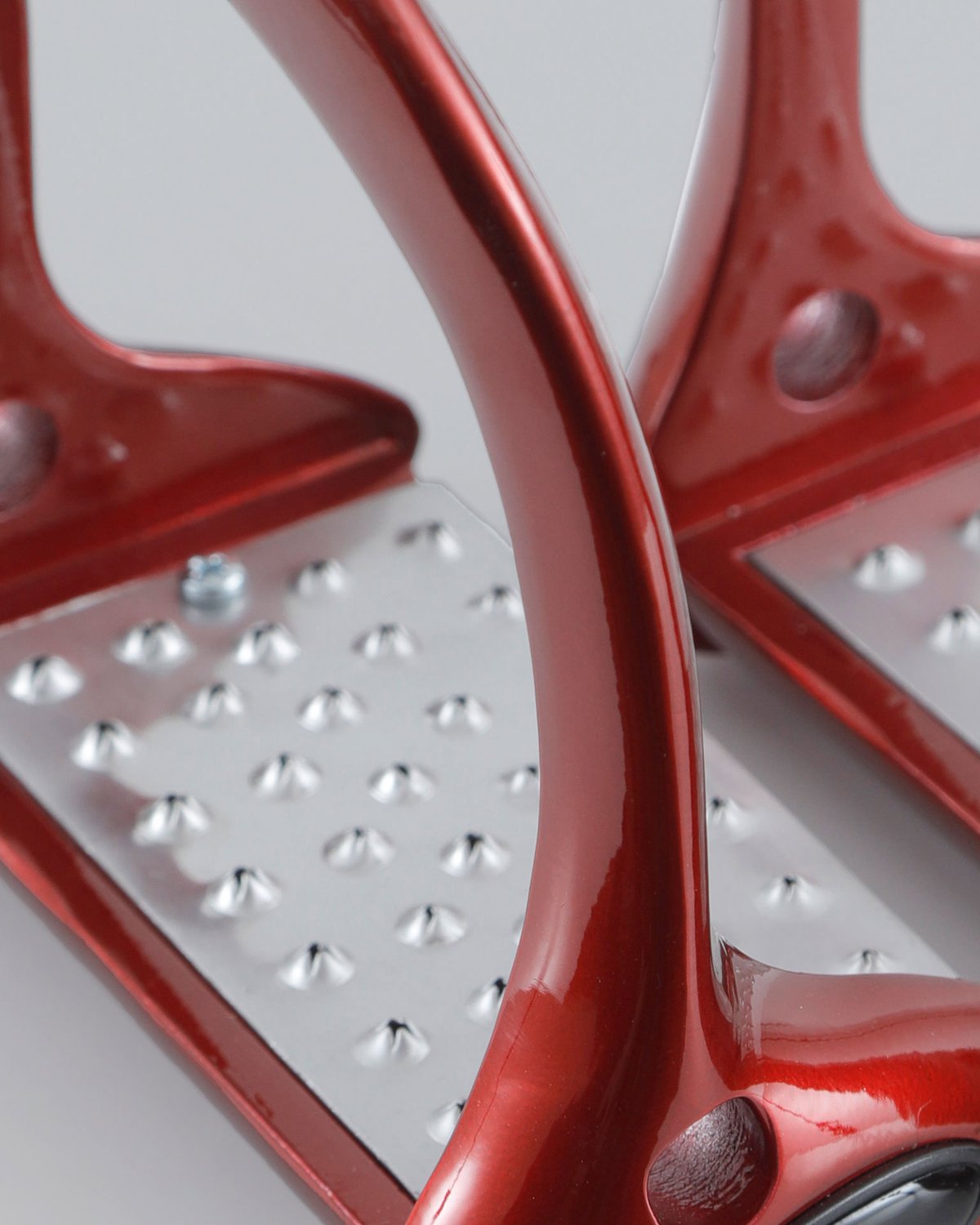 Premier Equine Jopollo Aluminium Performance Stirrups Red