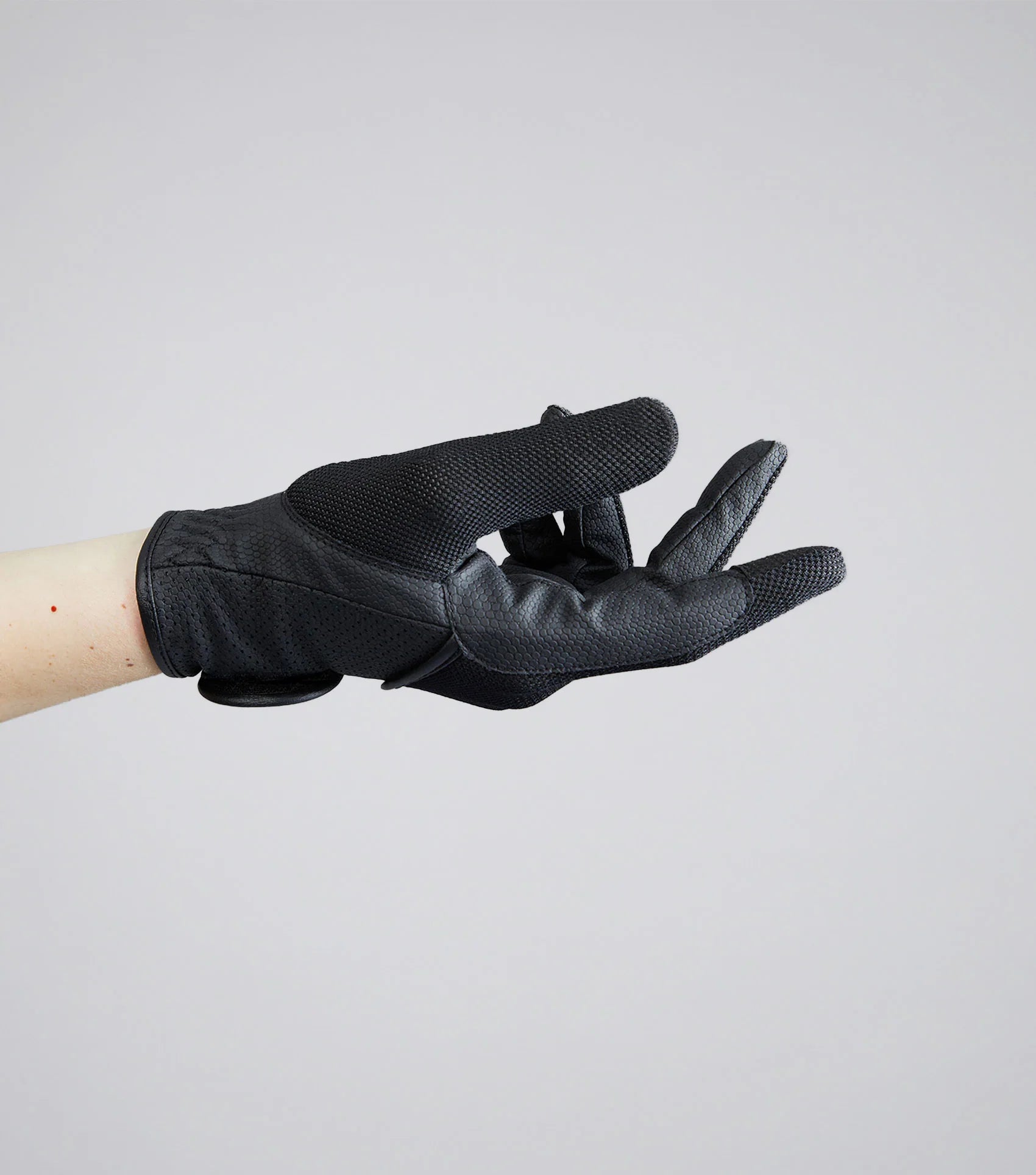 Black Premier Equine Junior Mesh Riding Gloves: Breathable, Comfortable Horse Riding Gloves