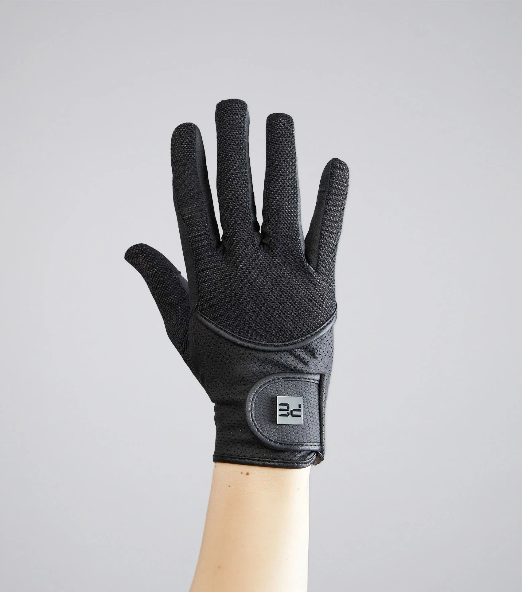 Premier Equine Presa Junior Mesh Riding Gloves Black | Equiflair Equestrian