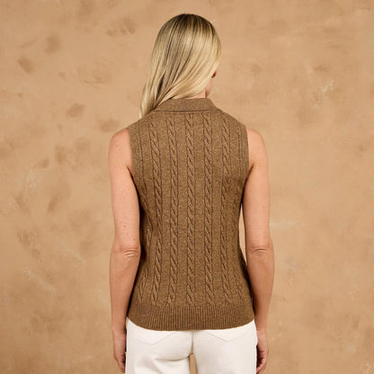 Toggi Kessel Women's Sleeveless Cable Knit