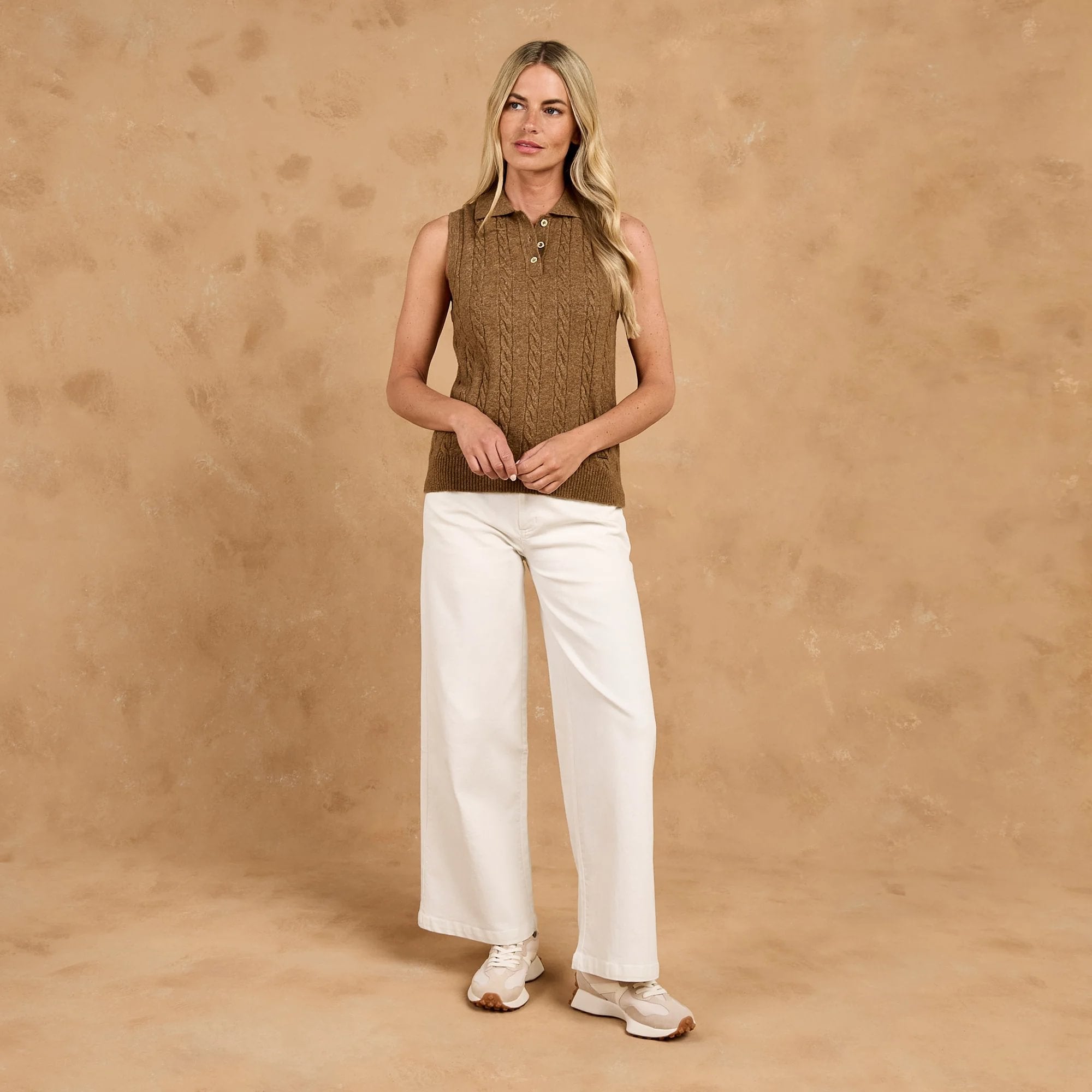 Toggi Kessel Women's Sleeveless Cable Knit
