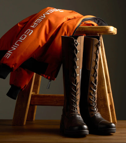PREMIER EQUINE Kelburn Waterproof Country Boots Brown | Women's Riding Boots | Equiflair Equestrian Apparel and Footwear - 8