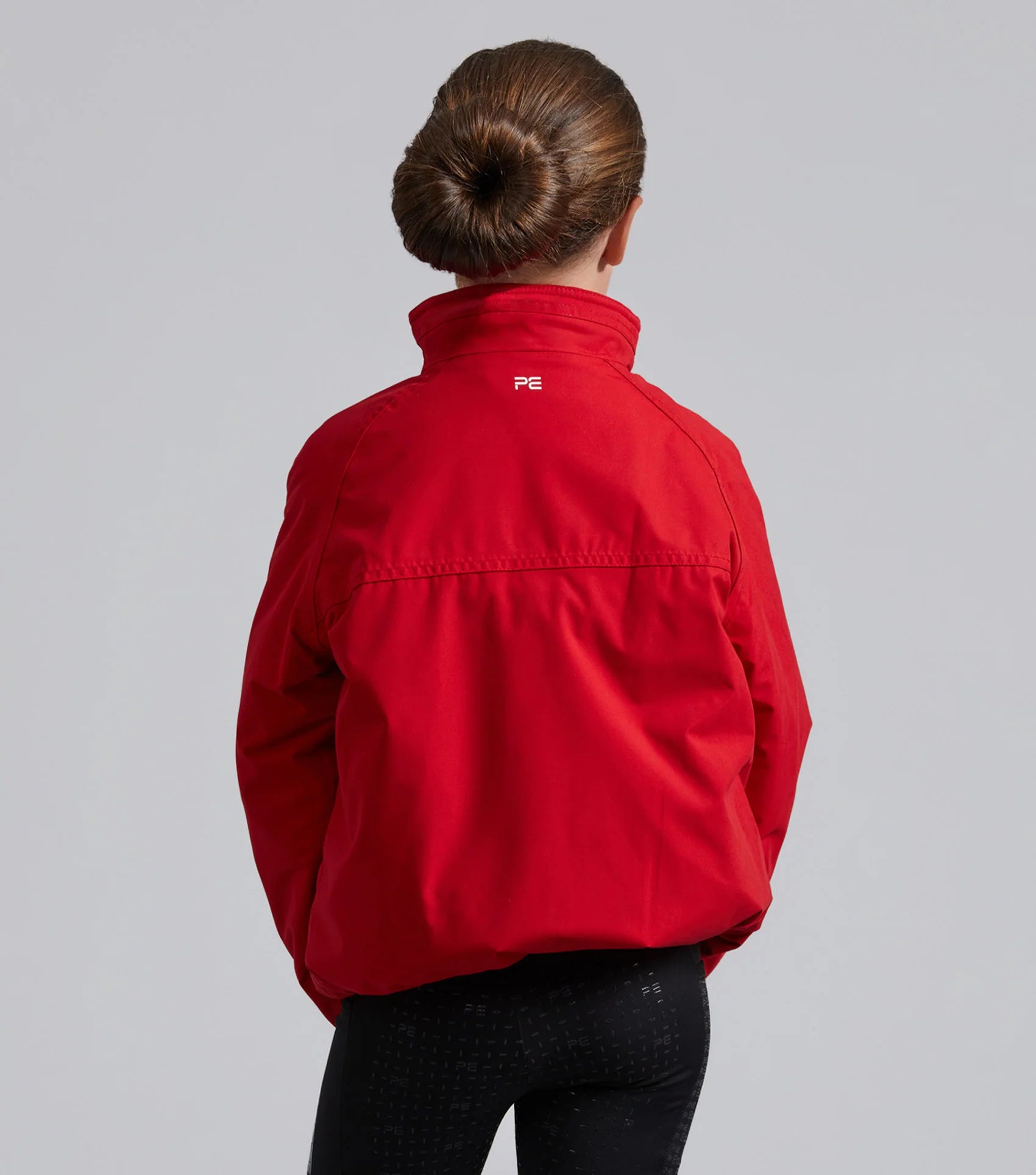 Premier Equine Junior Pro Rider Unisex Riding Jacket Red