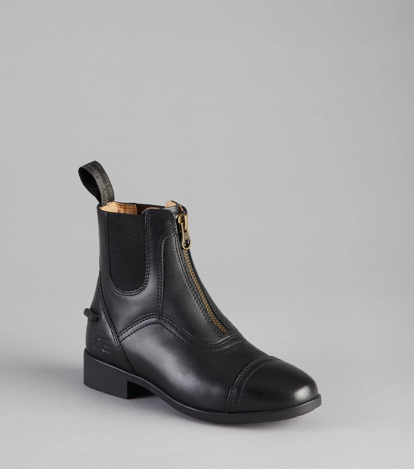 Premier Equine Virtus Junior Black Leather Paddock Boot | Equiflair Equestrian Riding Boots