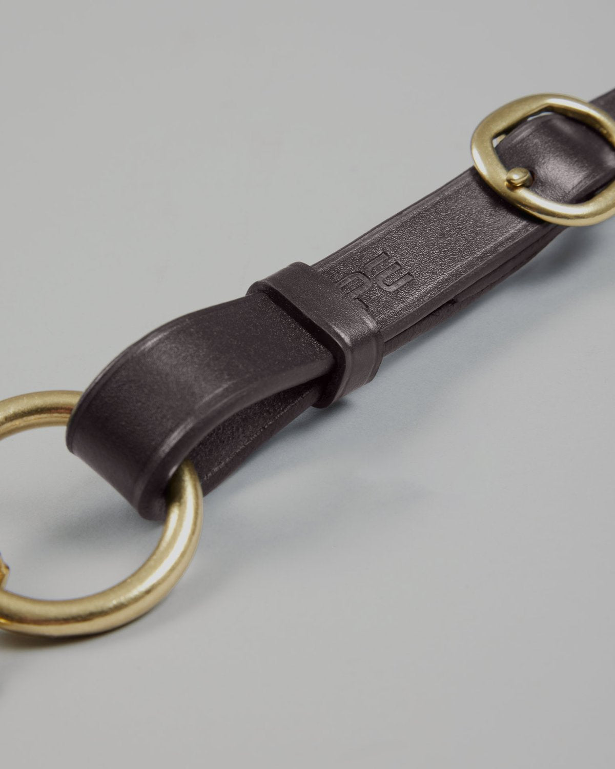 Premier Equine Leather Lead Rein with Chain Coupling Brown
