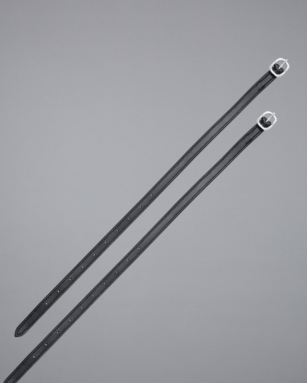 Premier Equine Leather Spur Straps Black