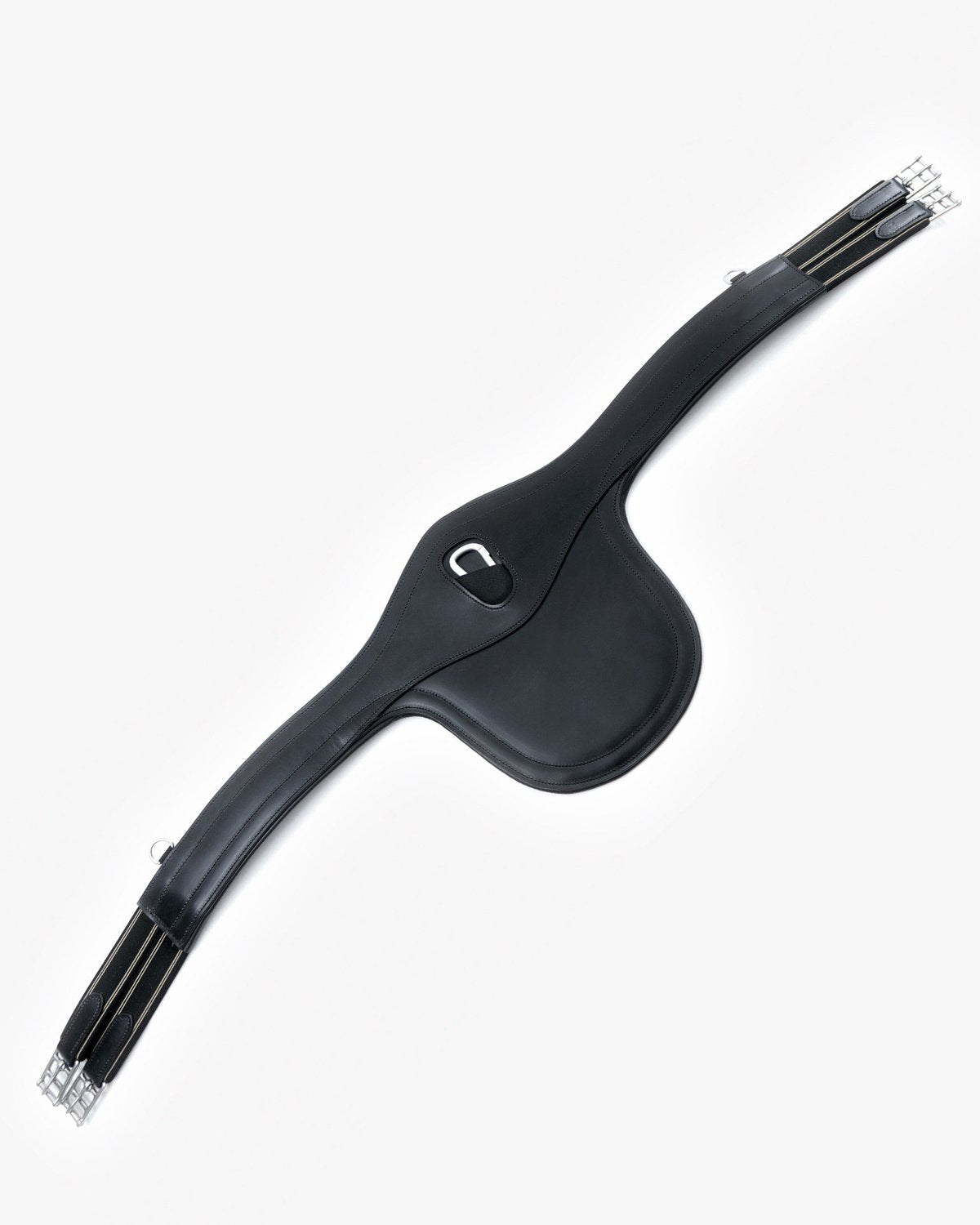 Premier Equine Lizzano Anatomic Leather Stud Girth Black