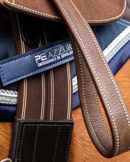 Premier Equine Lizzano Anatomic Leather Stud Girth Brown