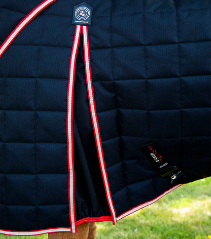 Premier Equine Lucanta 450g Stable Rug with Neck Cover Black. Heavweight Horse Rug. Shop now!
