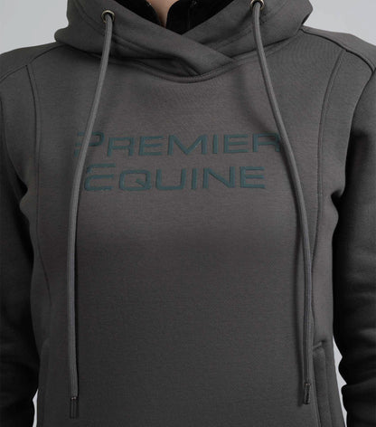 PREMIER EQUINE LUCIA Ladies Grey Hoodie: Equestrian Sportswear