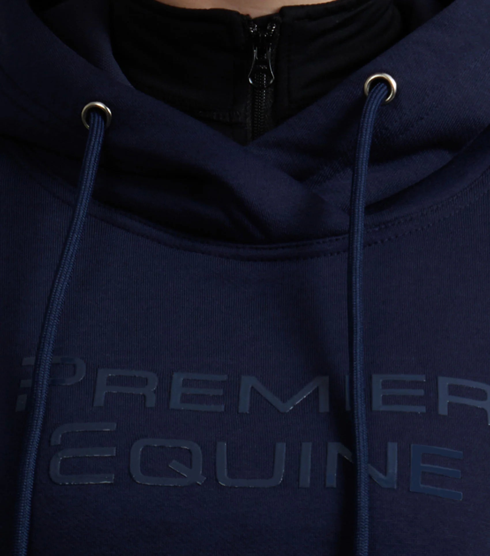 Premier Equine Lucia Navy Hoodie - Ladies Equestrian Activewear Top