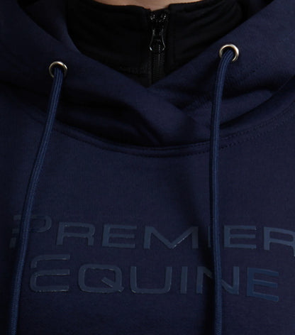 Premier Equine Lucia Navy Hoodie - Ladies Equestrian Activewear Top