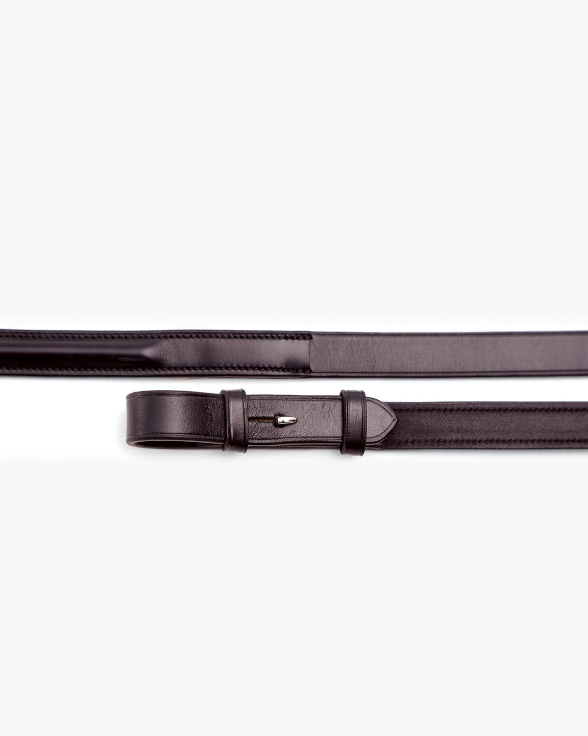 Premier Equine Luigi Plain Leather Reins Brown