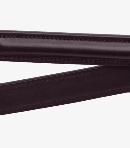 Premier Equine Luigi Plain Leather Reins Brown