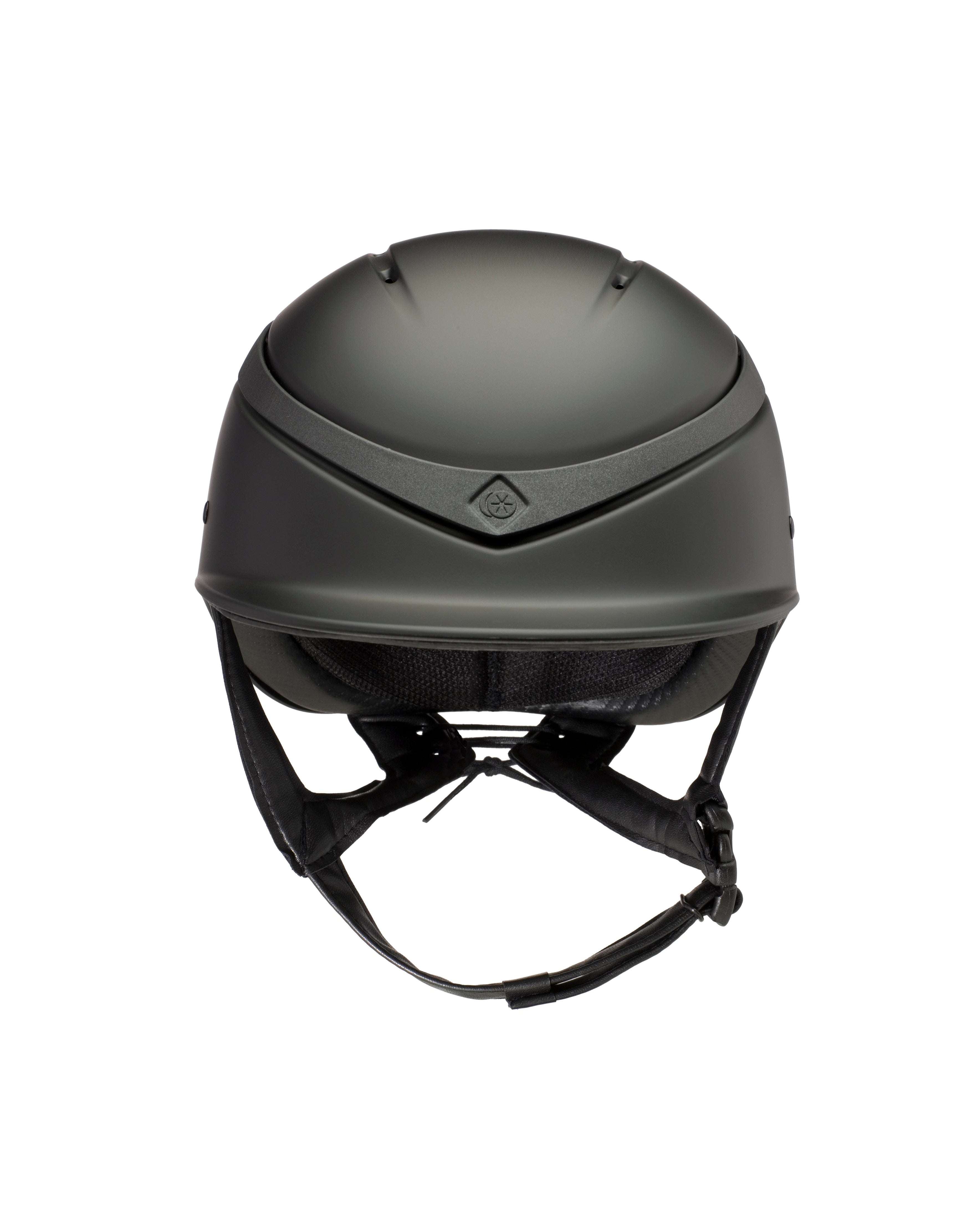 Charles Owen Luna Black Matt Equestrian Helmet: Riding Helmet with Ventilation & Safety Features