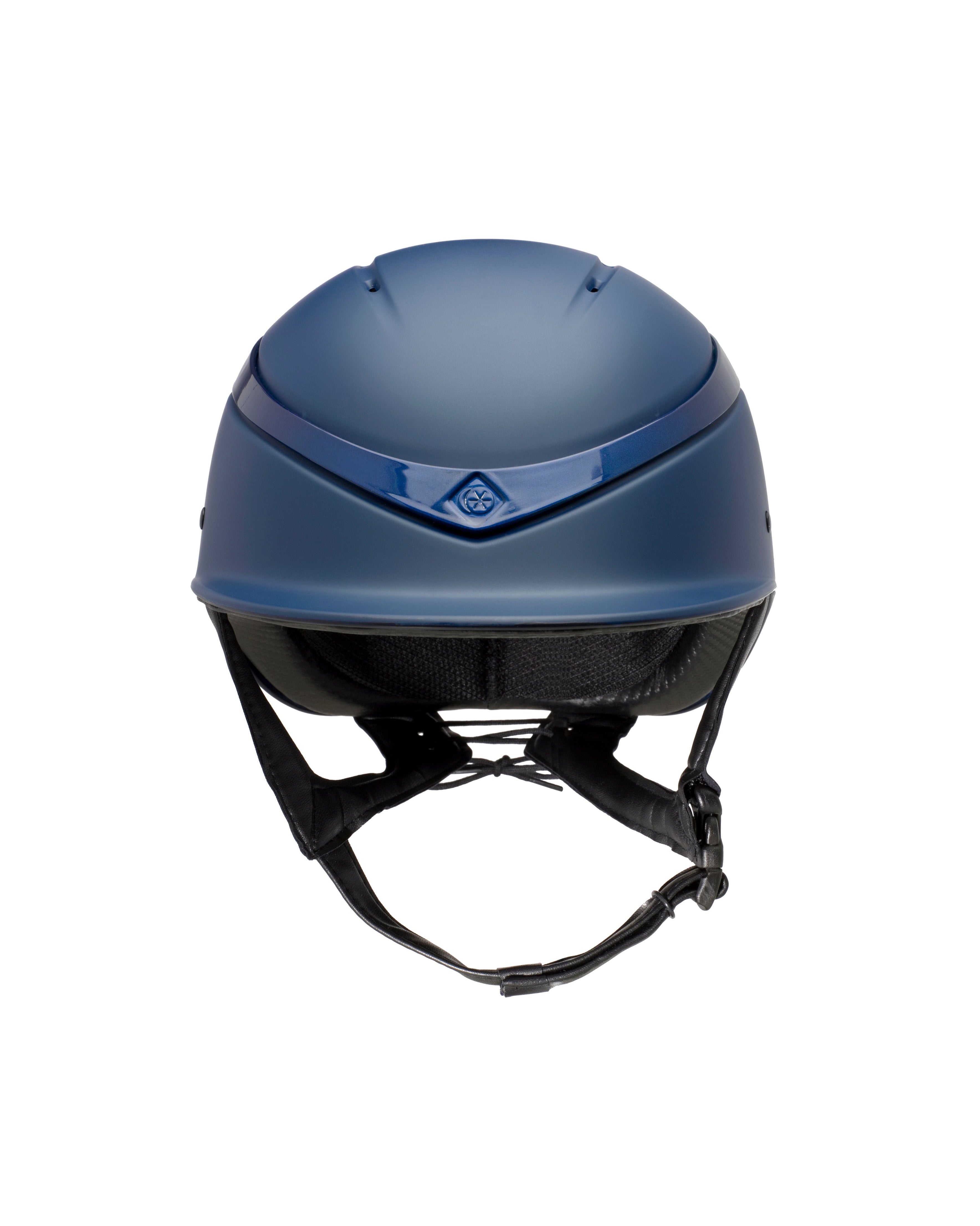 Charles Owen Luna Navy Riding Helmet - Matt & Gloss Finish | Equiflair