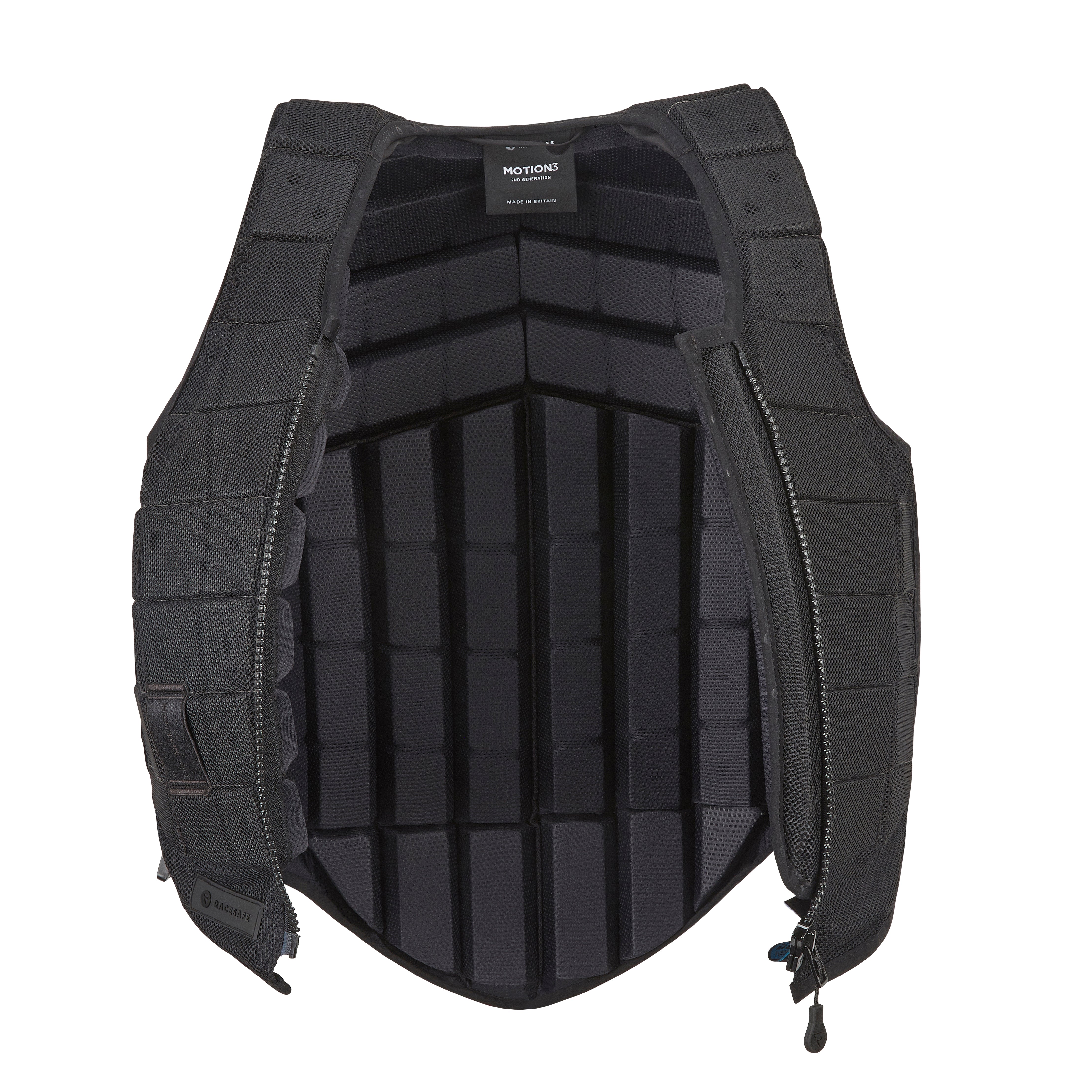 Racesafe Motion 3 Adults Body Protector Black | Equestrian Safety Vest | BETA Level 3