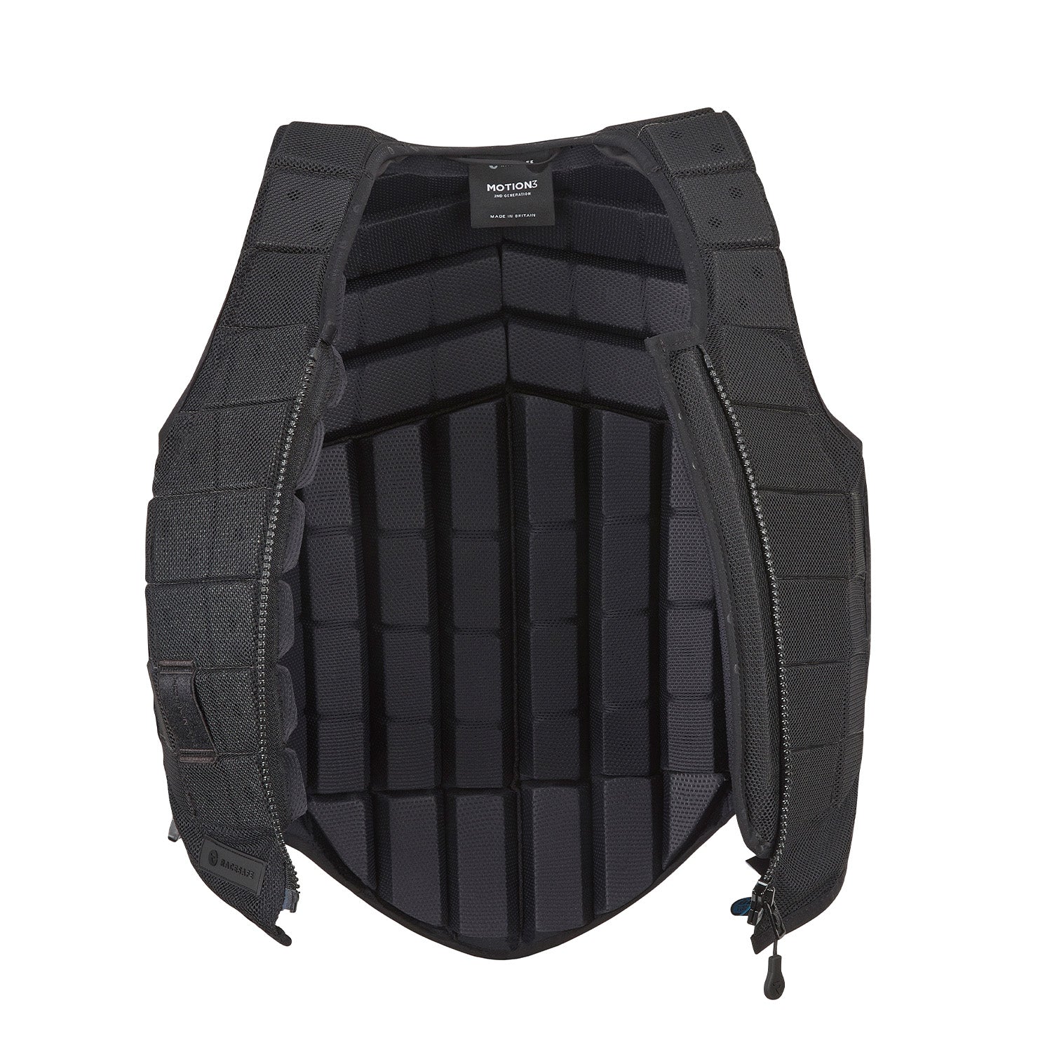 RACESAFE MOTION 3 Black Body Protector for Young Riders - Level 3 Protection