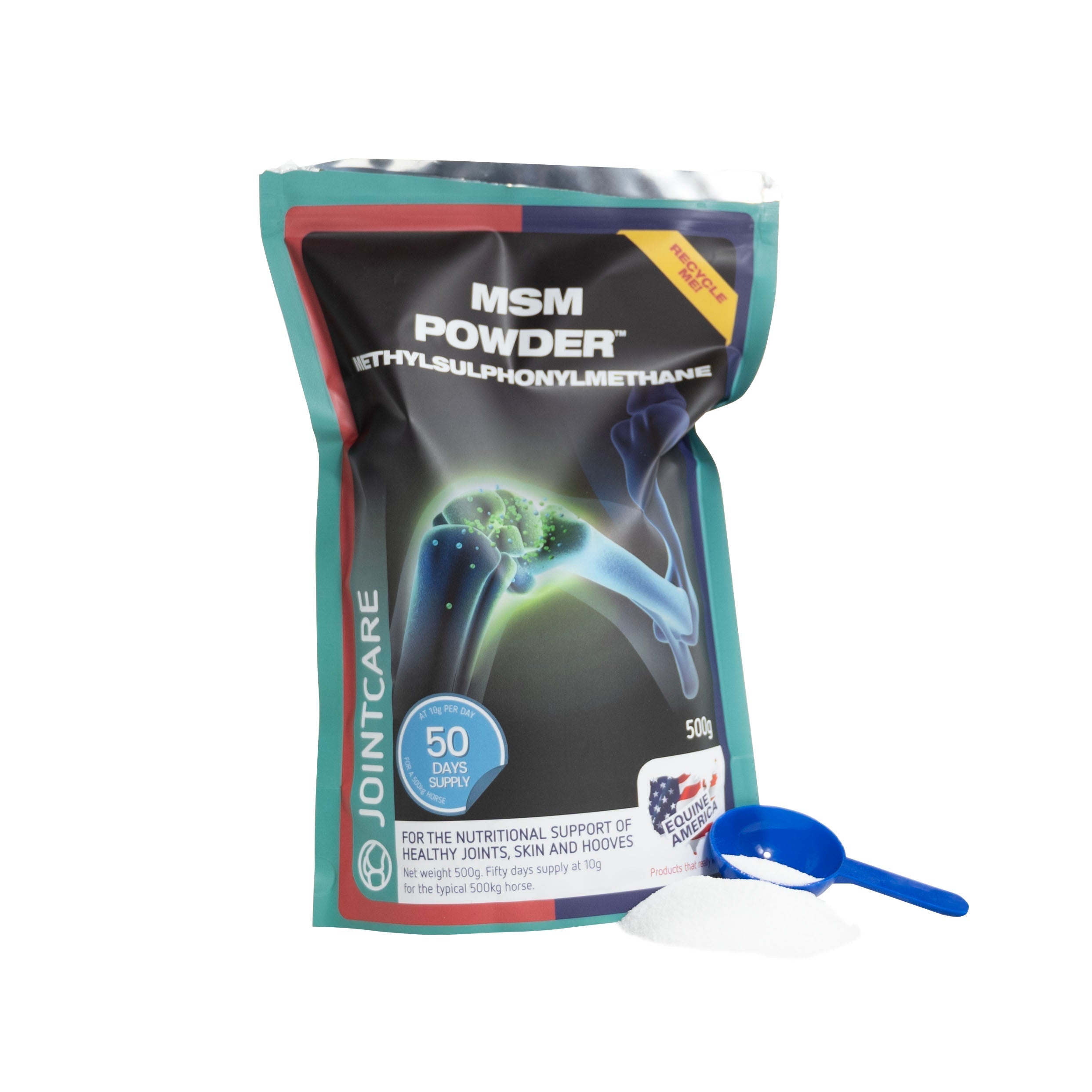 Equine America MSM Powder for Horses | Joint Support Supplement 500g