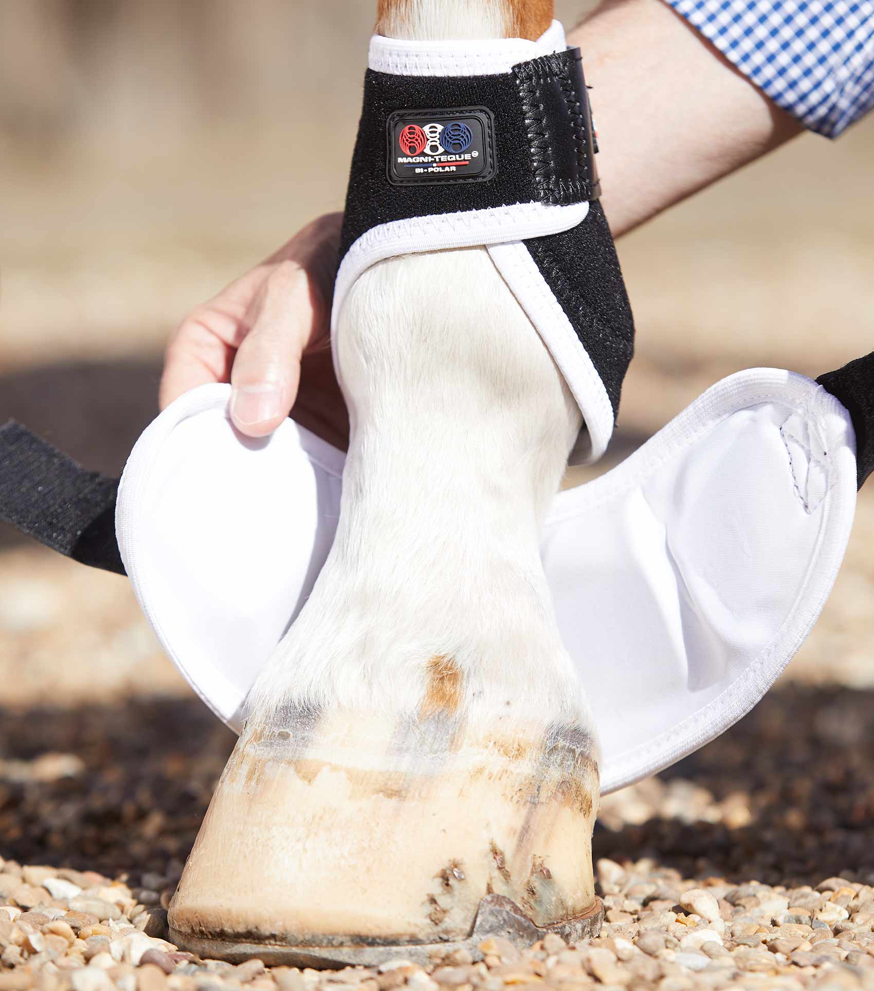 Premier Equine Magni-Teque Magnetic Hoof Boots: Horse Hoof Care & Therapy. #equine #hoofcare