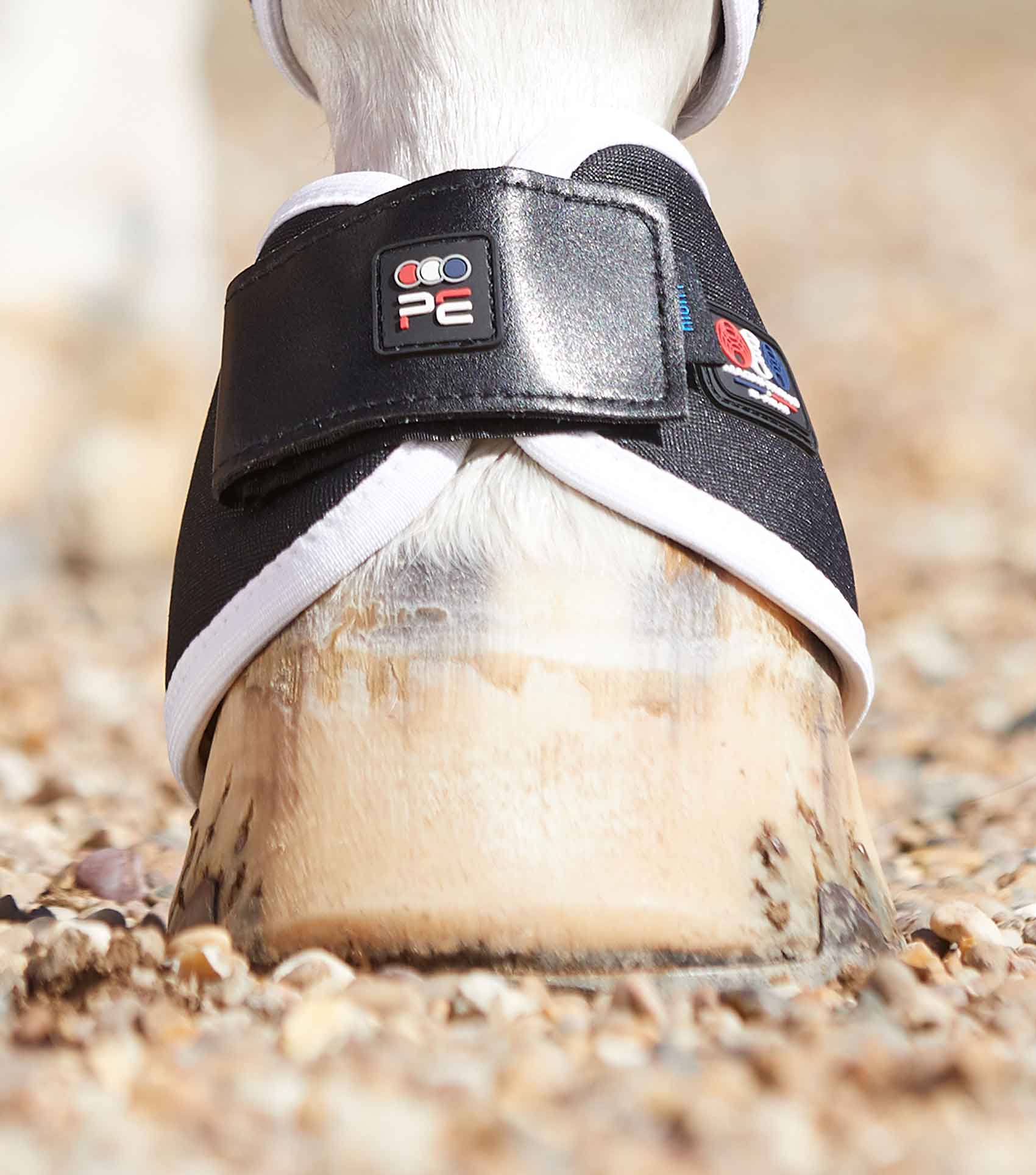 Premier Equine Magni-Teque Magnetic Hoof Boot in Black - Horse Hoof Protection & Therapy