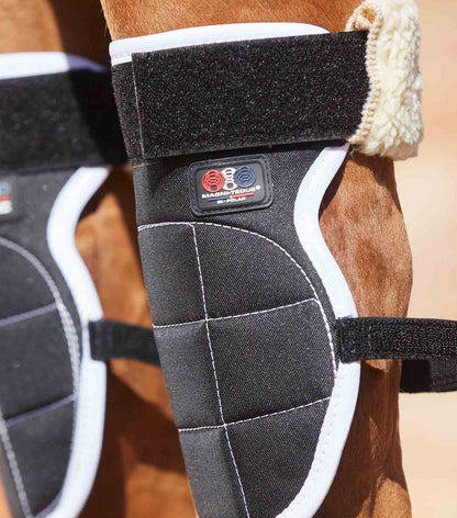 PREMIER EQUINE MAGNI-TEQUE Horse Knee Boots - Magnetic Bi-Polar Support for Equine Health & Mobility