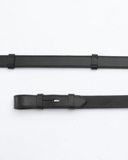 Premier Equine Matteo Leather Grip Reins Black