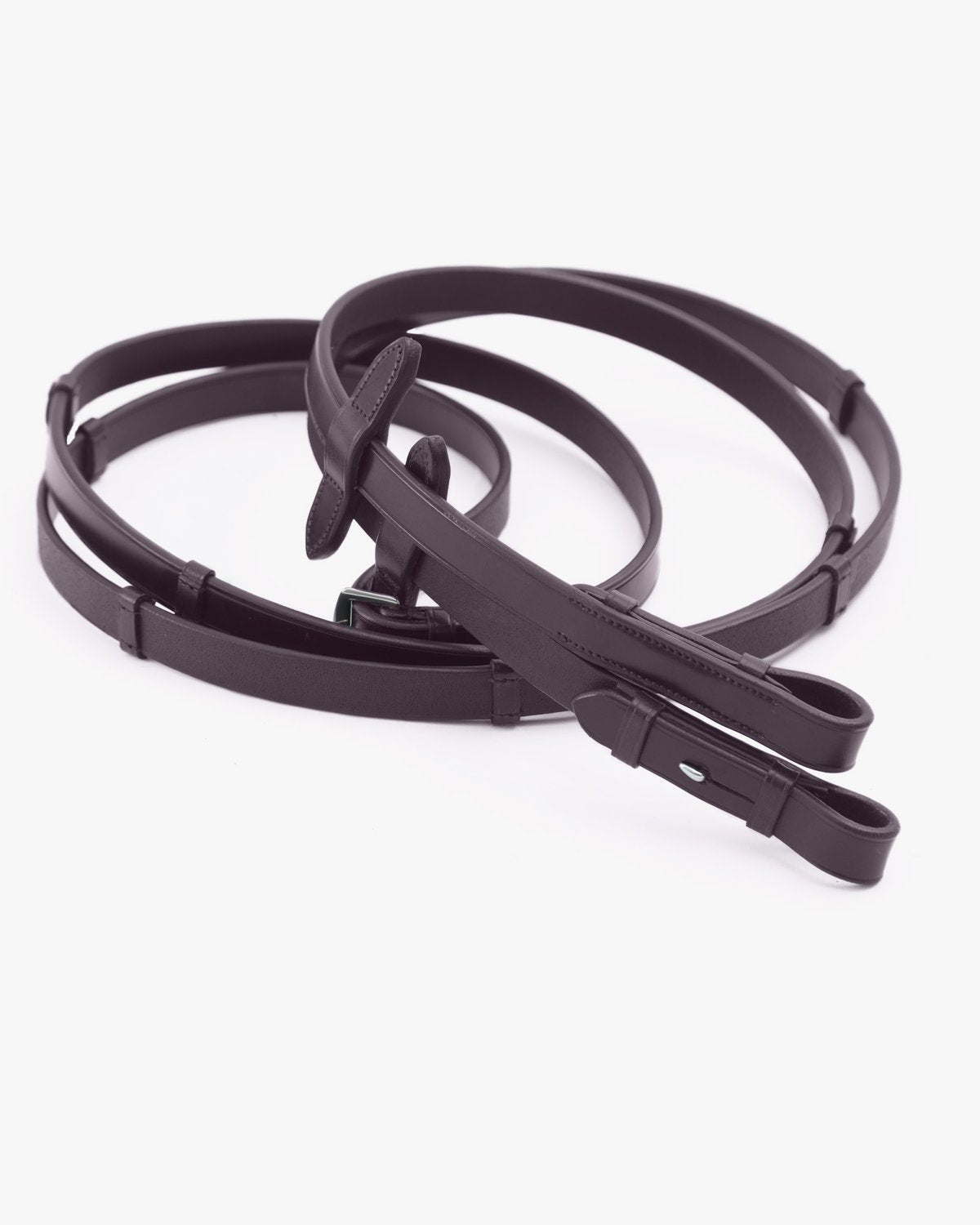 Premier Equine Matteo Leather Grip Reins Brown