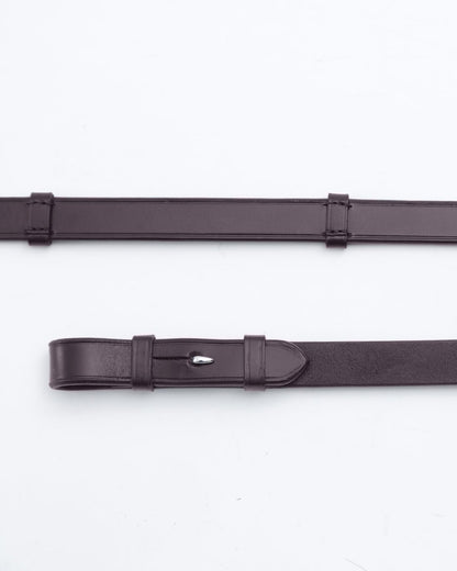 Premier Equine Matteo Leather Grip Reins Brown