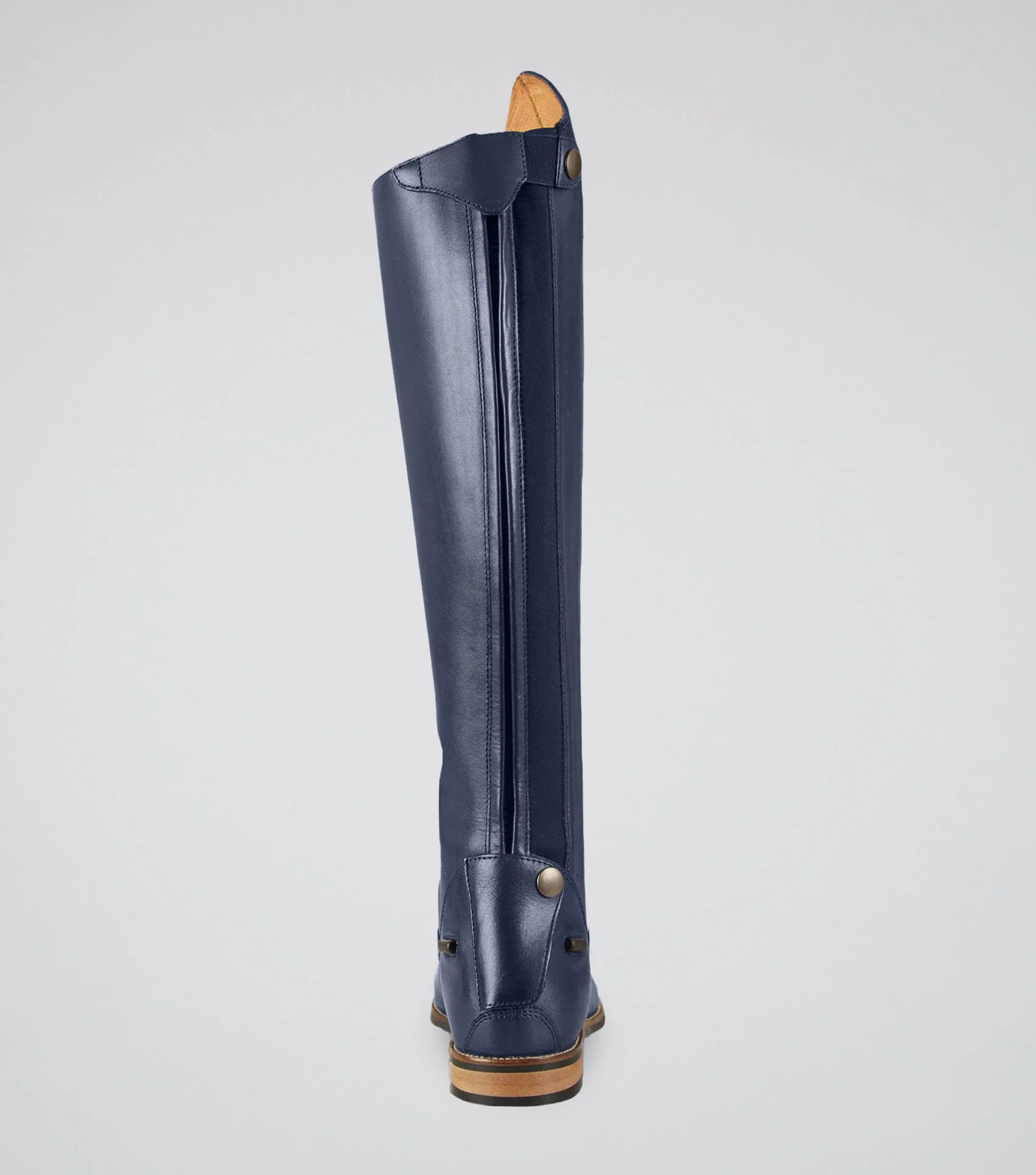 Premier Equine Maurizia Navy Leather Riding Boots for Women - Lace Front Equestrian Boots