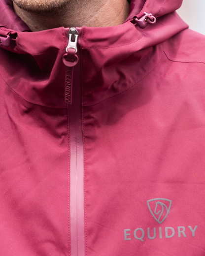 EQUIDRY Men's Storm Smock Burgundy