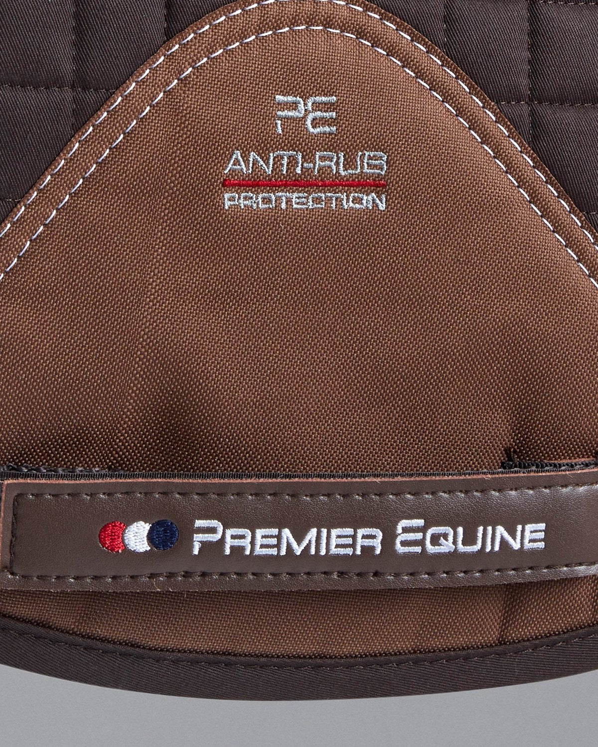 Premier Equine Merino Wool Saddle Pad - GP/Jump Numnah, Brown. Anti-Rub Protection Horse Riding Equipment