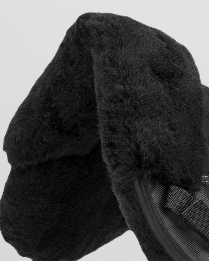 Black Merino Wool Saddle Half Pad for Horses | Equine Equestrian Tack